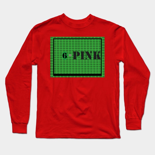 6 Pink Long Sleeve T-Shirt by momomoma